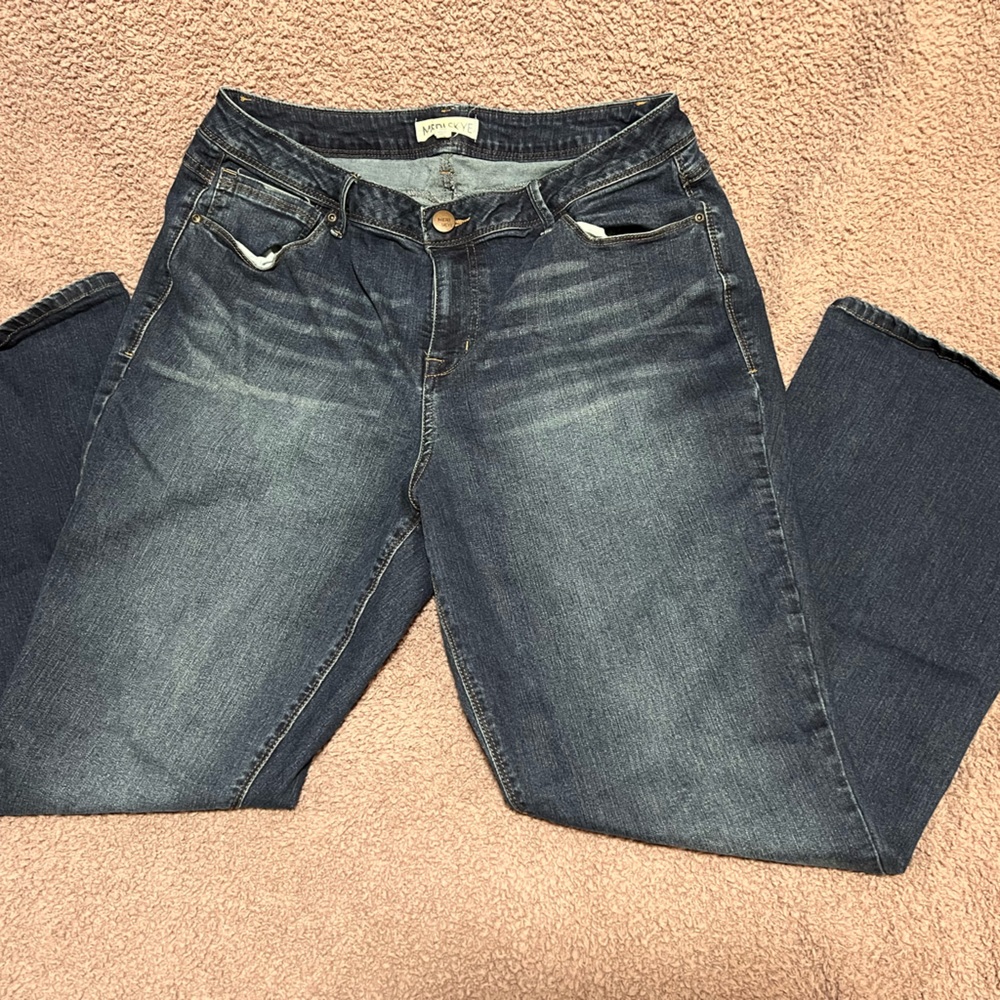 Meri Skye jeans, still with a lot of life. Non smoking home, no pets.